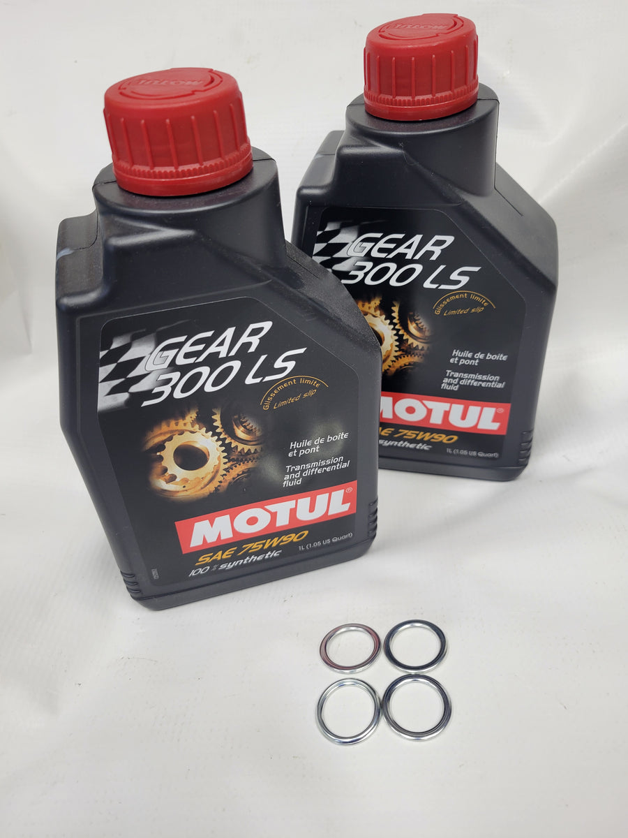 motul gear 300 ls 75w-90 Rear Differential & Transfer Case Fluid Change Package