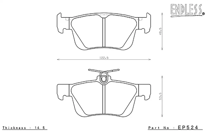 ENDLESS MX72 PLUS Front & Rear Brake Pad Combo - 2018+ Honda Civic