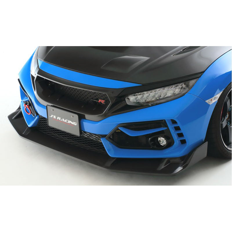 J's Racing Front Wing Spoiler Type S Carbon For Honda Civic Type R FK8