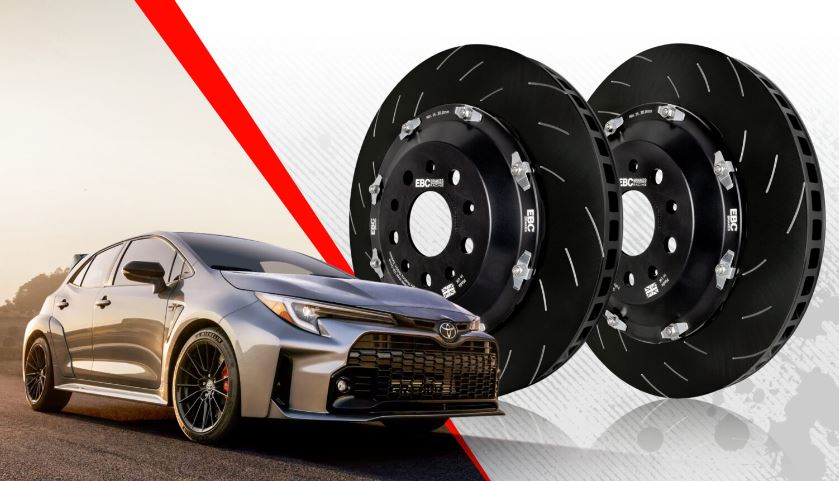 EBC USR Slotted Front Rotors (283x22mm) | 2019+ Toyota Corolla Hatchback 2.0L