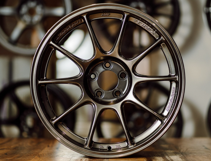 WedsSport TC105X 18x9.5 +25 5x114.3 - EJ Bronze Wheel Set - GR