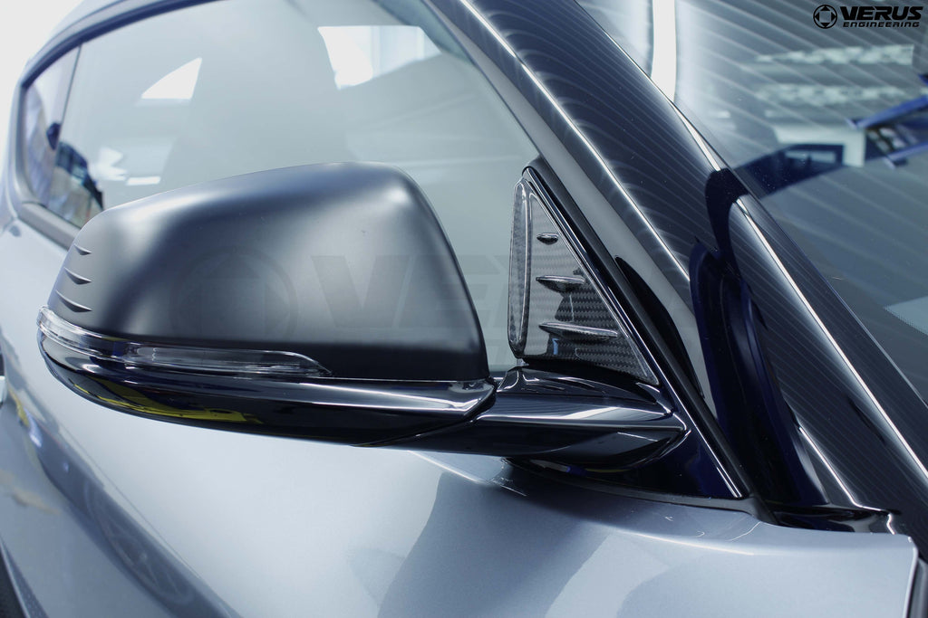 Verus Engineering Carbon Fiber Anti-Buffeting Wind Deflector - 2020+ A90 Toyota Supra MKV