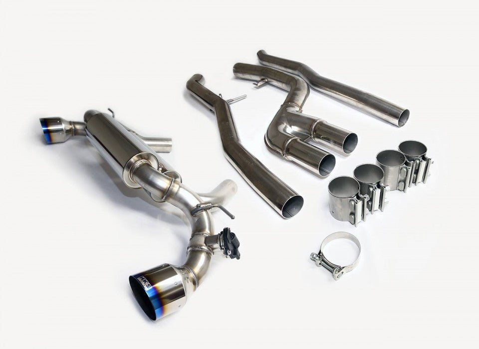 HKS Dual Muffler Exhaust without OPF - 2020+ Toyota Supra GR A90 A91 MKV