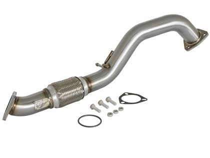 aFe Power Elite Twisted Steel 2.5in Rear Down-Pipe Mid-Pipe 16-17