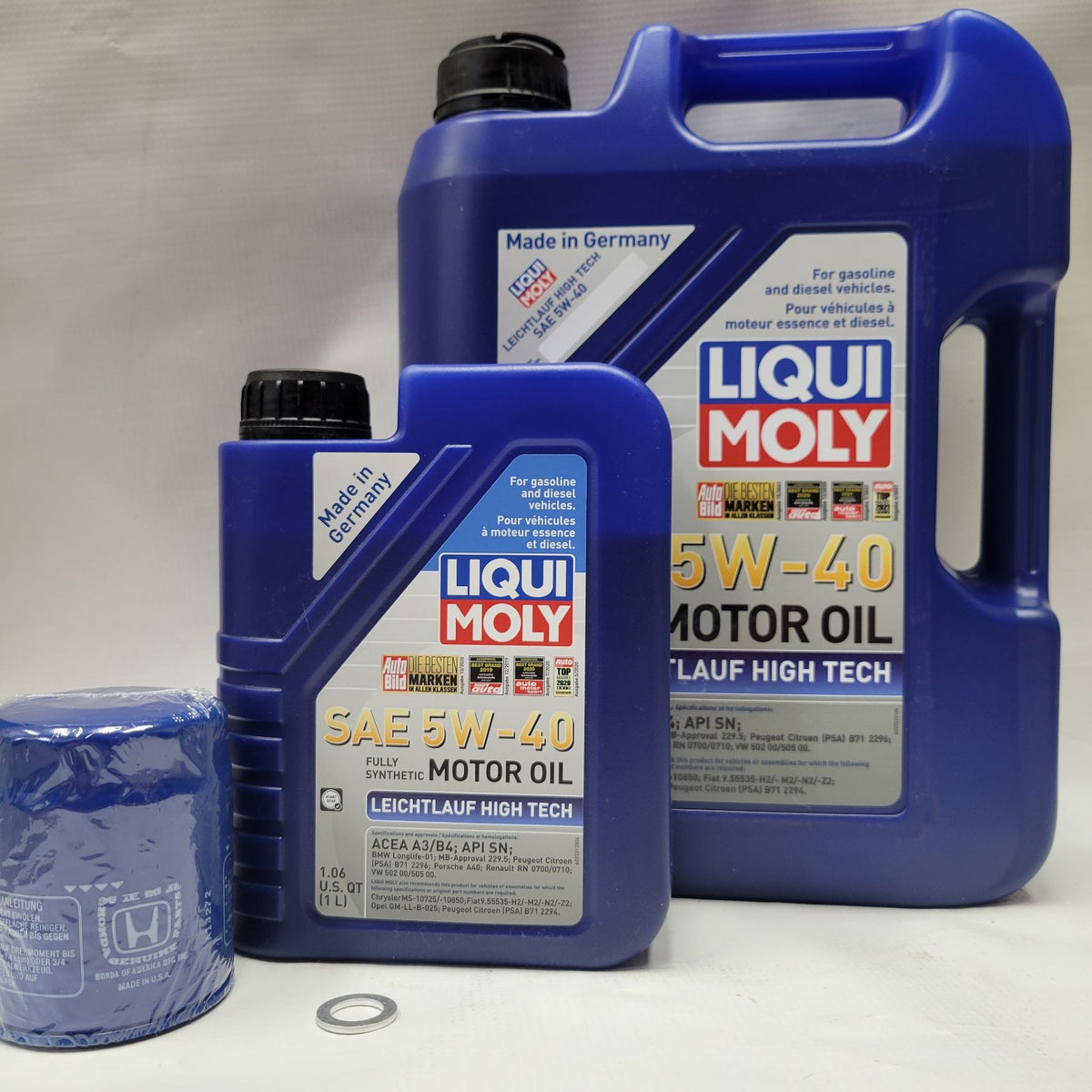 USR 2017+ Civic Type R Oil Change Package Liqui Moly 5W40 Leichtlau