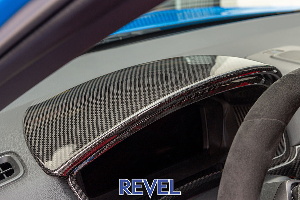 Revel GT Dry Carbon Center Dash Cover for 2023+Honda Civic Hatchback Civic Type-R  FL5
