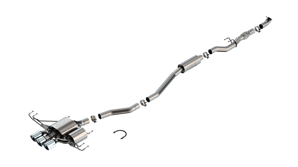 Borla ATAK Catback Exhaust with 4in Tips - 2023 Honda Civic Type R FL5