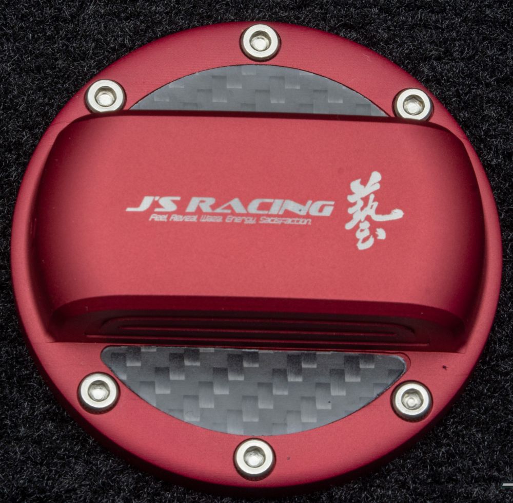 J's Racing Billet Fuel Cap Cover - 23+ Civic Type R FL5