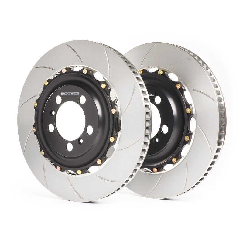 GiroDisc Slotted Front Rotors - 2012+ Nissan GT+R (R35) DBA 390mm