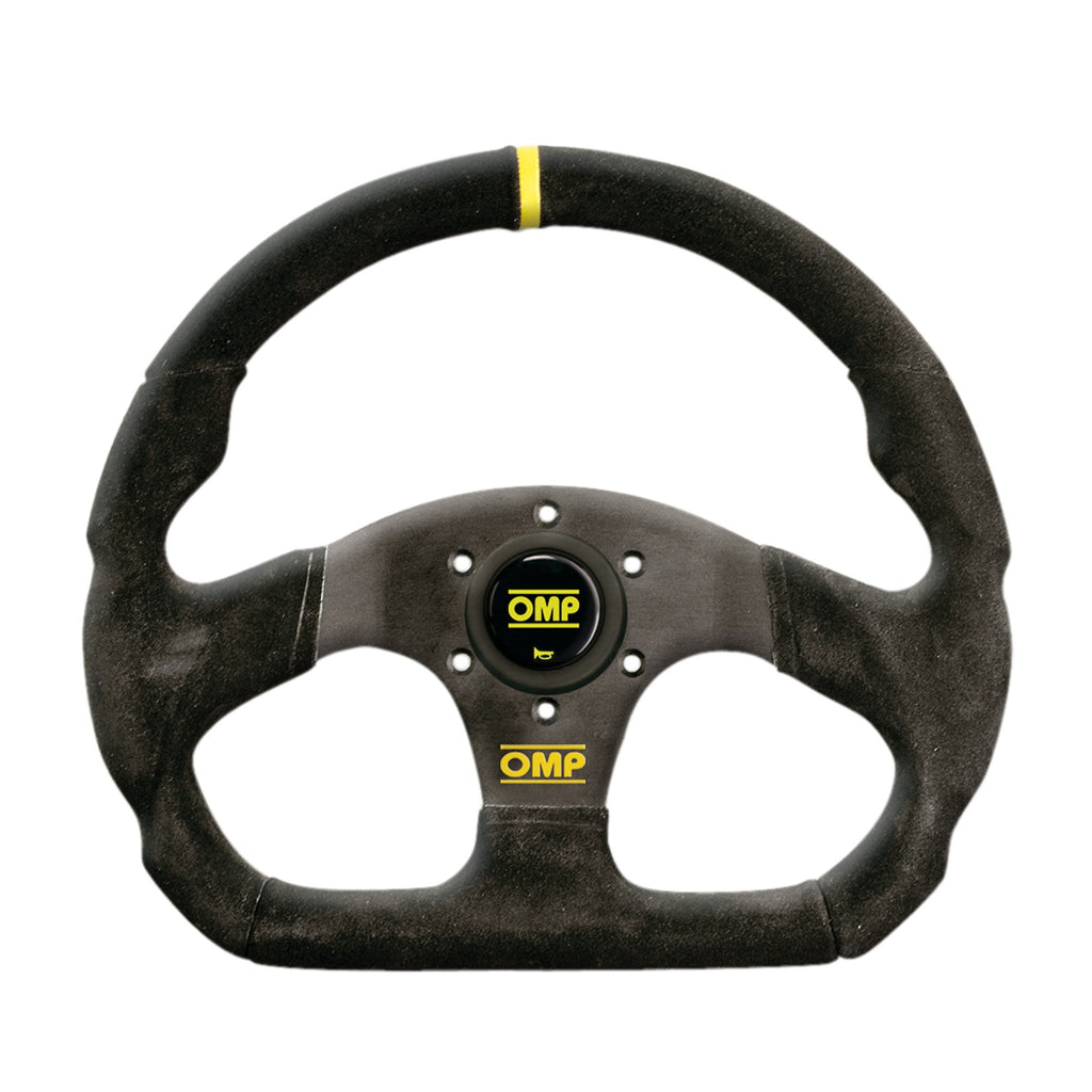 OMP Superquadro Steering Wheel - Small Spokes - Suede (Black)