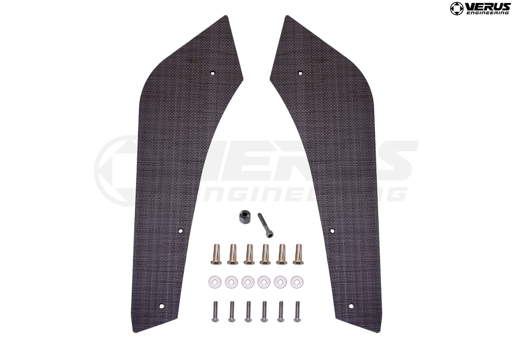 Verus Engineering Carbon Polyweave Rear Spat Kit - Mk5 Toyota Supra