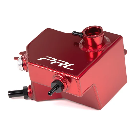 PRL Baffled Coolant Expansion Tank - 2017-25 Honda Civic Type R, 2016-21 Honda Civic 1.5L Turbo, 2024+ Acura Integra Type S
