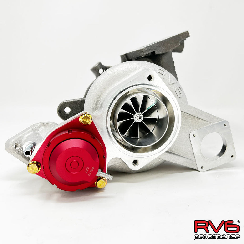 RV6 R660AS Antisurge / T51R RED Ball Bearing Turbo for FK8/FL5/DE5 2.0T with CF Inlet pipe