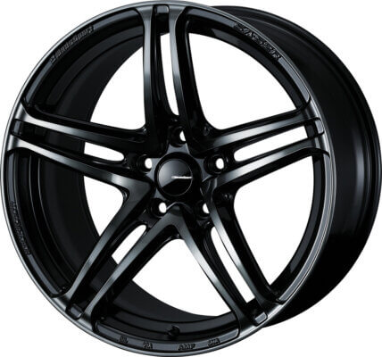 WedsSport SA-52R 18x9.0 +25 5x114.3 Wheel Set - 23+ GR Corolla - Weds Black Clear