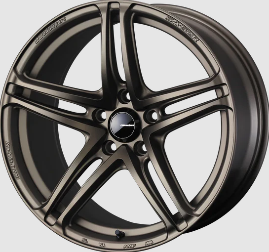 WedsSport SA-52R 18x9.0 +25 5x114.3 Wheel Set - 23+ GR Corolla - EJ-Bronze II