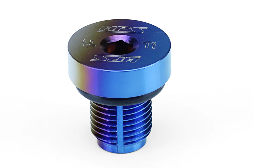 HPS Performance Titanium Coolant Bleed Screw for Toyota Supra MK5 Turbo A90