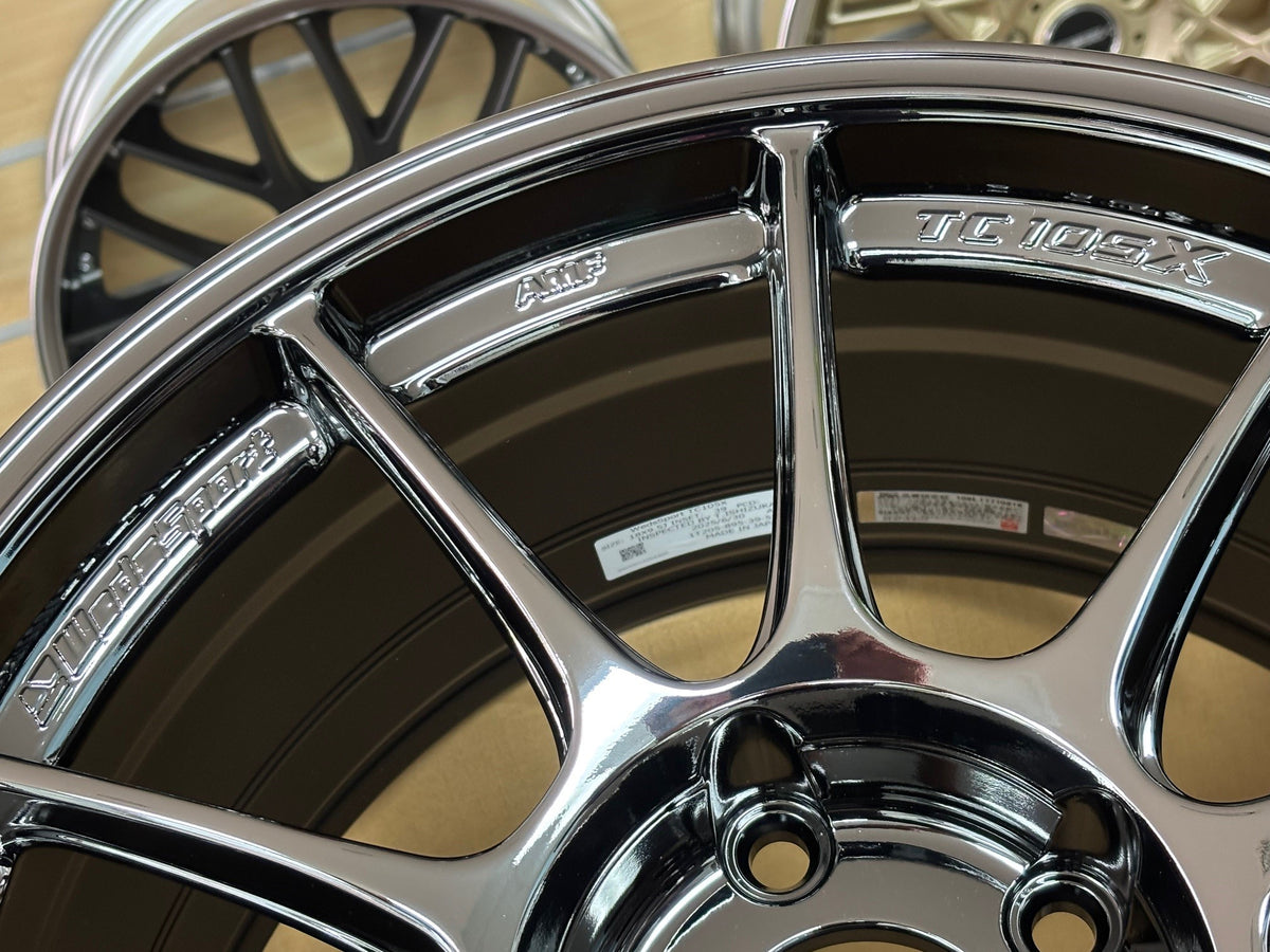 Tc 105x Rim WedsSport TC-105X Wheel Set- 18 X 9.5 /+39/ 5x120 SBC - Civic FK8 FL5 ...