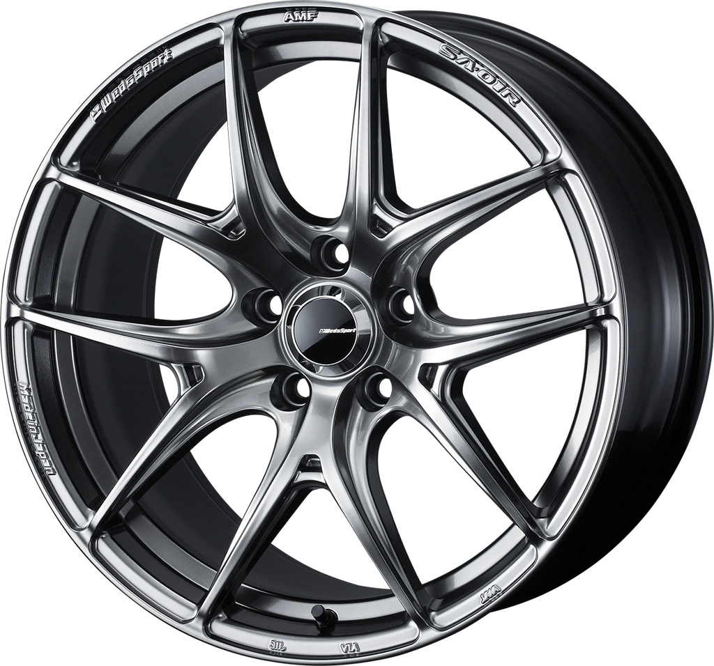 WedsSport SA-01R 18x9.0 +25 5x114.3 - Platinum Silver Wheel Set - 23+ GR Corolla