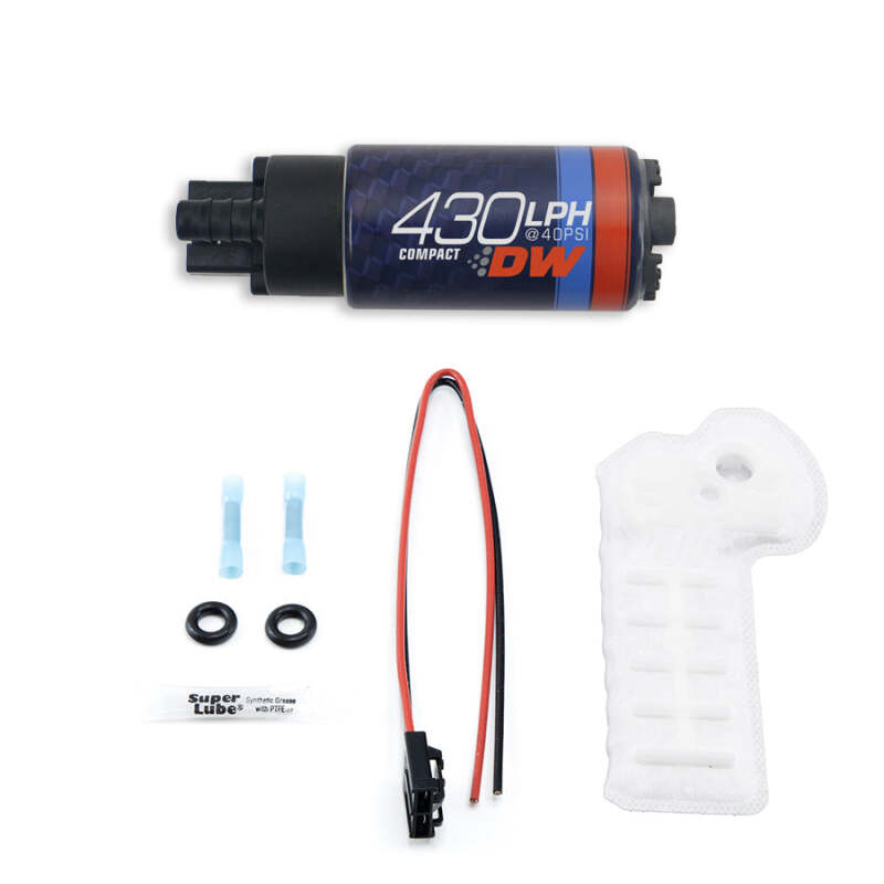 DeatschWerks DW430C 430LPH Compact Fuel Pump - 16-24 Civic Type-R / 18-24 Honda Accord