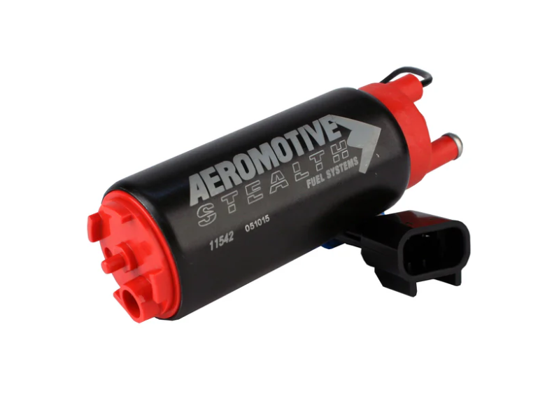Aeromotive 340 Series Stealth In-Tank E85 Fuel Pump - Offset Inlet - Inlet Inline w/ Outlet