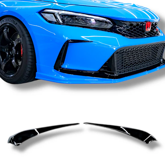 Aeroflow Dynamics Front Bumper Fangs - 2023 - 2025 Honda Civic Type R FL5