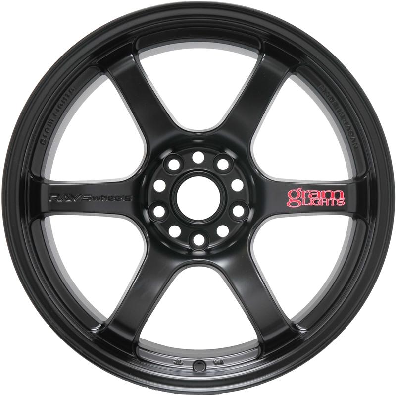 Gram Lights 57DR 18x9.5 +22 5x114.3 Semi-Gloss Black