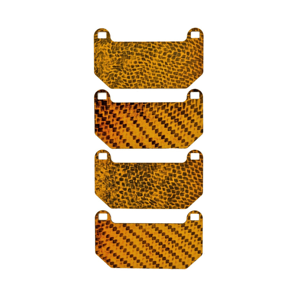 HEL Performance Carbon Fiber Brake Pad Shims for Honda Civic FK2/FK8 Type-R TCR 2018-on