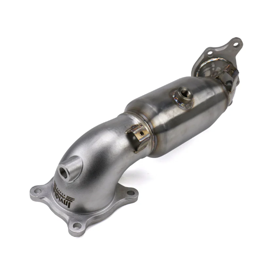 Invidia 76mm Downpipe w/ High Flow Cat - 17-21 Honda Civic Type-R FK8