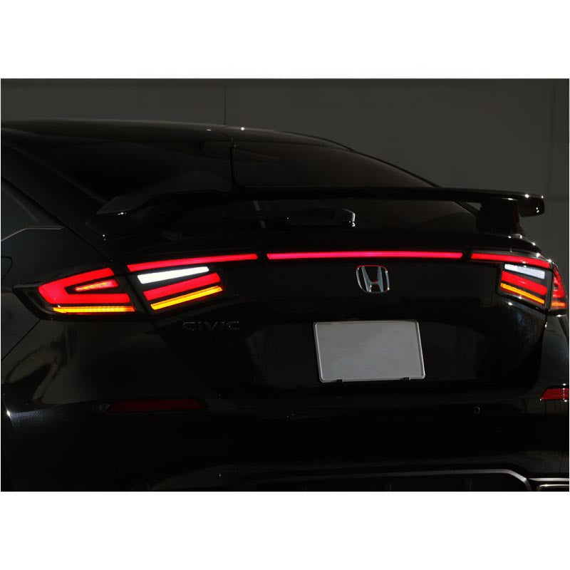 J's Racing LED Tail Lights (Red Light Bar) - 2023+ Honda Civic