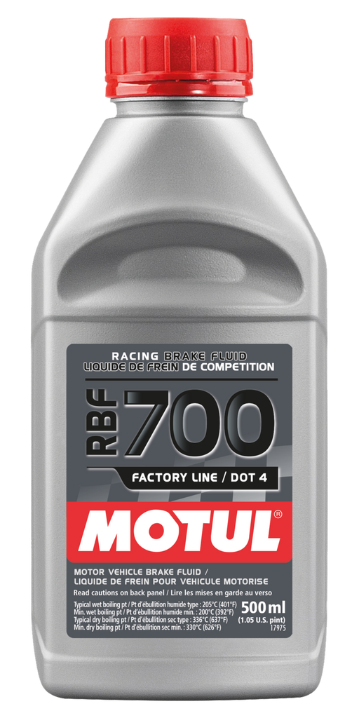 Motul RBF 700 DOT 4 Racing Brake Fluid (0.5 Liter)