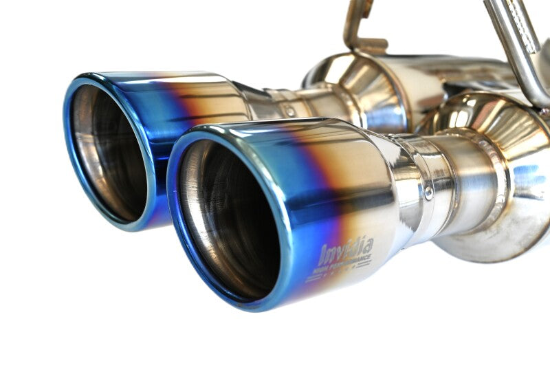 Invidia R400 Rolled Titanium Tip Cat-Back - 23+ Toyota GR Corolla