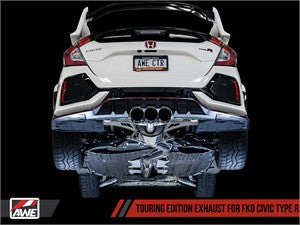 AWE Touring Edition exhaust for 2017+ Civic Type-R FK8