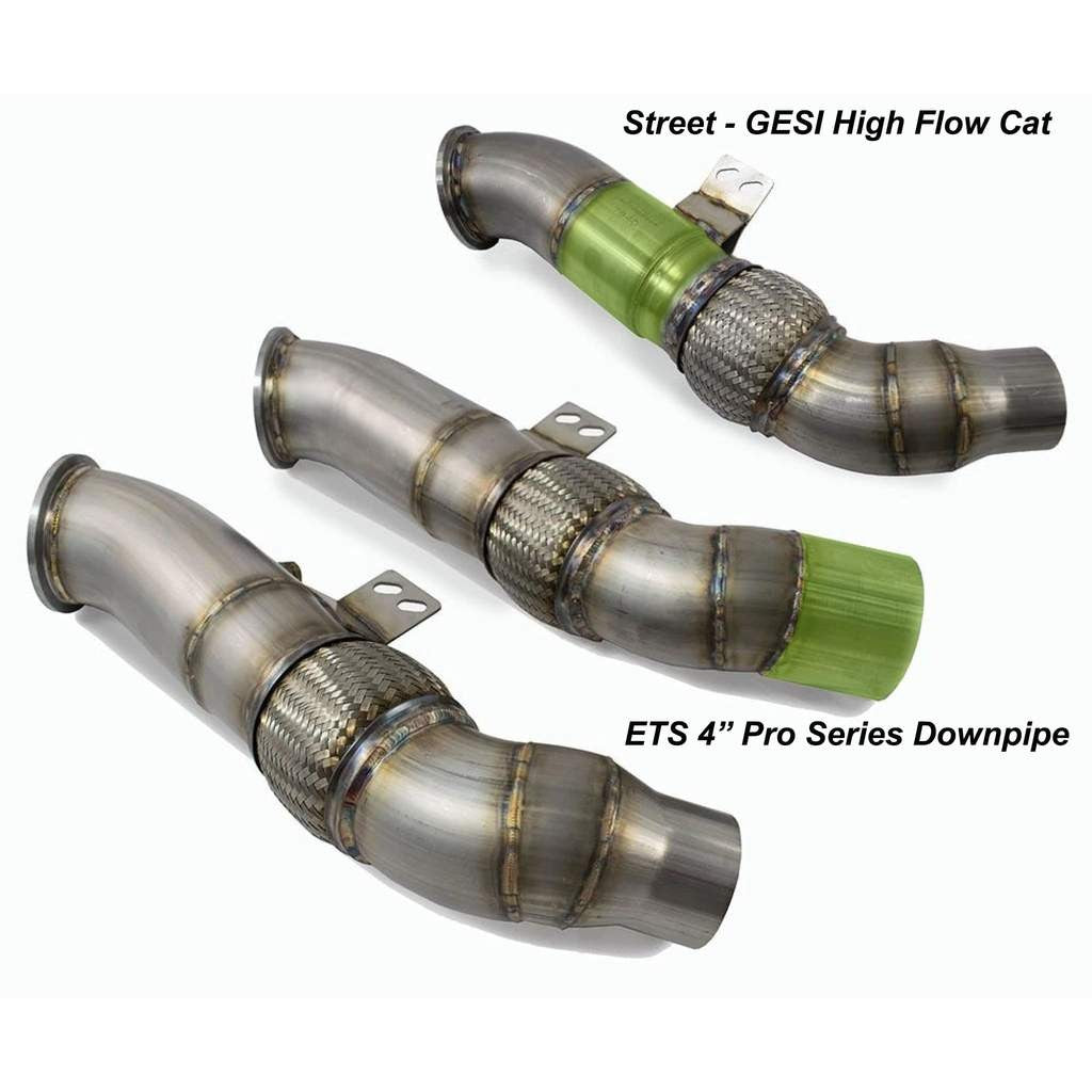 ETS Street Downpipe to ETS 4" exhaust for the 2020+ A90 Supra
