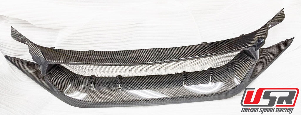 EPR JS Style Carbon Front Grille for 2017+ Honda FK8 Civic Type R