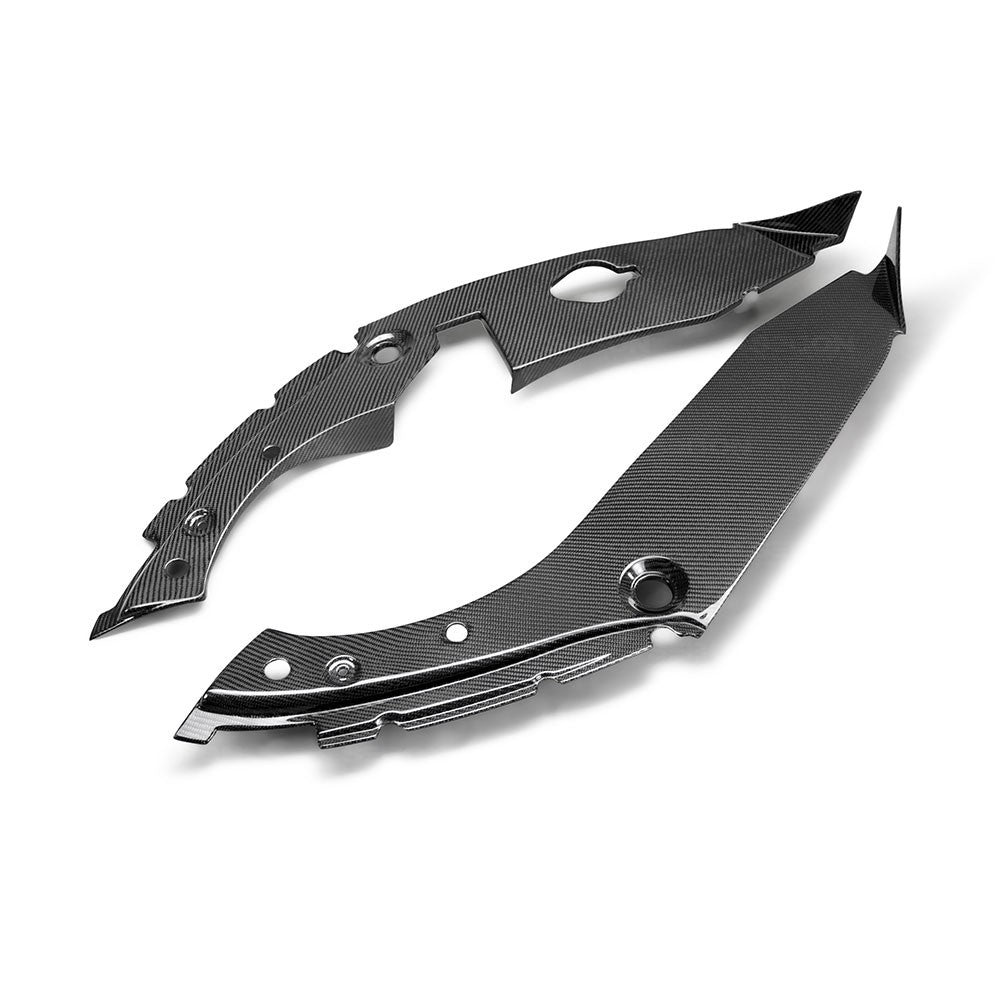 SEIBON CARBON FIBER UNDER HOOD INNER WING TRIMS for 2017+ Civic FK8 Type-R