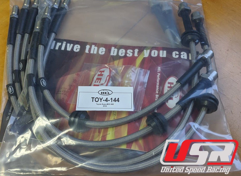 HEL Stainless Steel Brake Lines for Toyota Supra MK5 A90