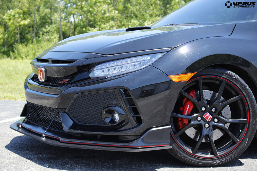 FK8 シビックタイプR VERUS ENGINEERING Verus Engineering Front Splitter Kit - 10th Gen Honda Civic Type R