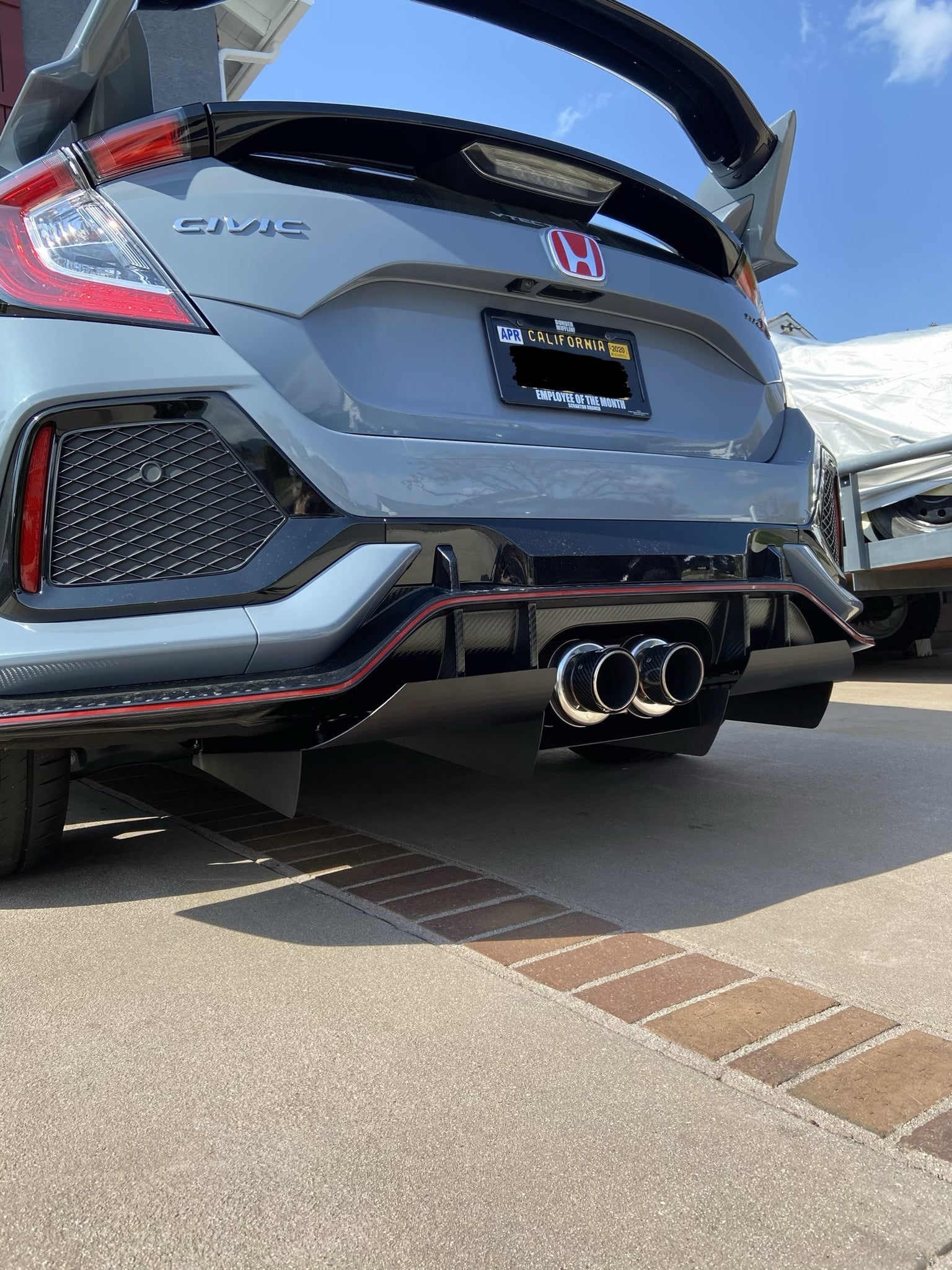 Verus Engineering Rear Diffuser - 10th Gen Honda Civic Type R FK8 ...