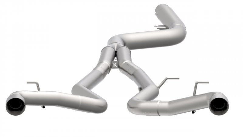 Kooks 3.5" x 3" SS Muffler Delete Cat-Back Exhaust w/ Polished Tips - 20+ Toyota Supra GR ((A90)(A91)(MKV))