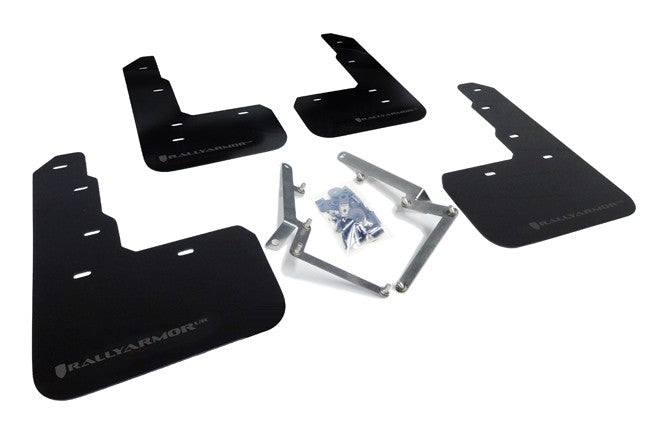 Rally Armor UR Black Mud Flap w- Dark Grey Logo - 2017+ Honda Civic Type R FK8