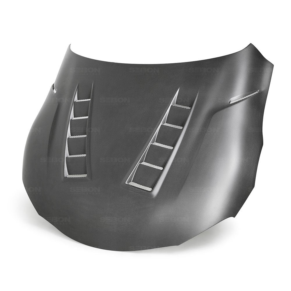 Seibon TS-Style Dry Carbon Fiber Hood - 2020+ Toyota Supra GR A90-A91-MKV