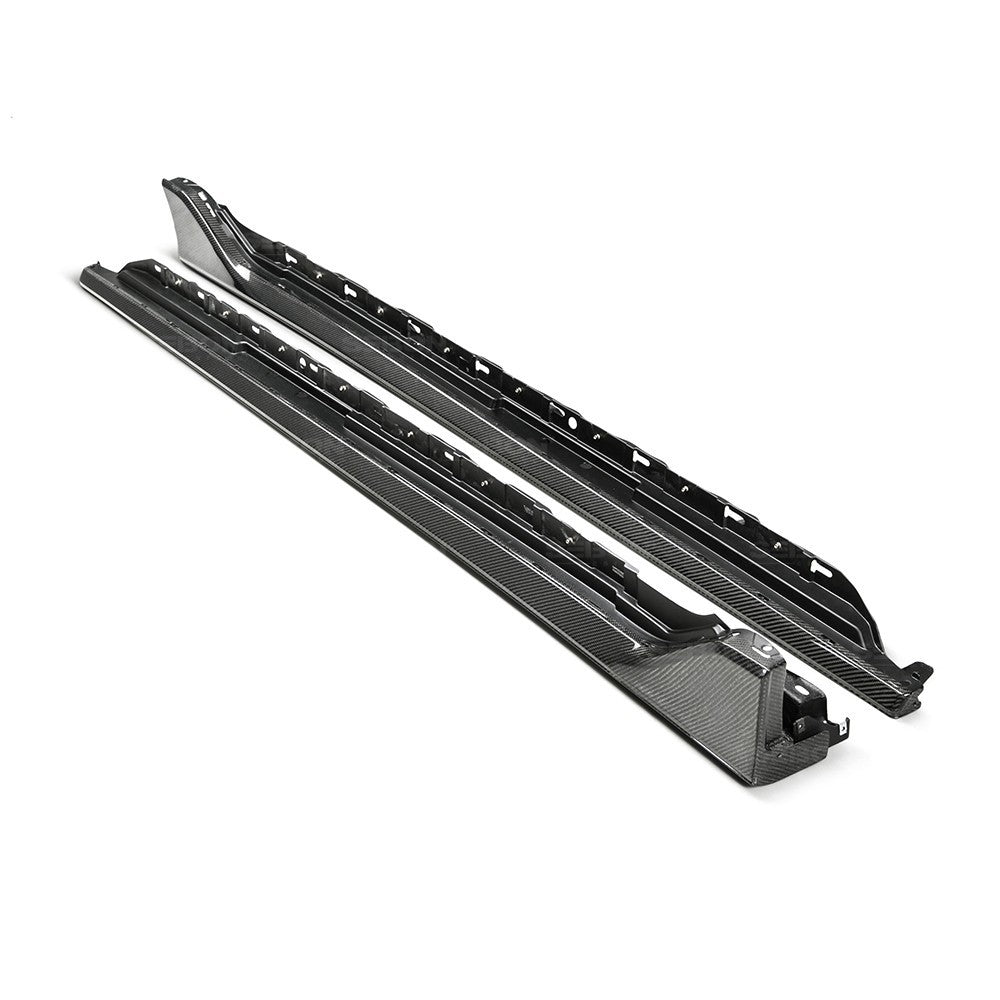 Seibon OEM-Style Carbon Fiber Side Skirts - 2017+ Honda Civic Type R FK8