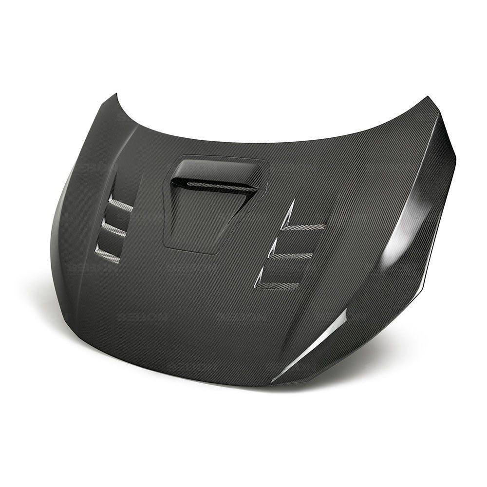 Seibon TS-Style Carbon Fiber Hood - 2017+ Honda Civic Type R FK8
