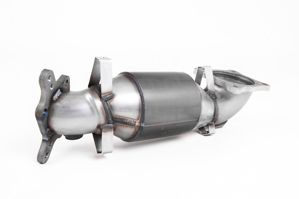 MillTek Cast Downpipe with HJS High Flow Sports Cat for Honda Civic Type R FK8/FL5