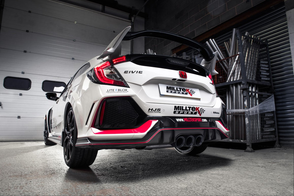 MillTek Exhaust for 2017+ Honda Civic Type R FK8