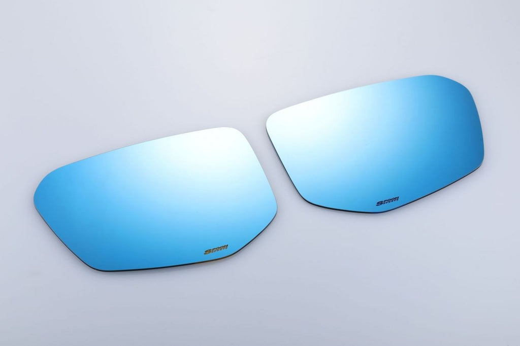Spoon Blue Wide Side Mirrors Glass - 2017+ Honda Civic Type R FK8
