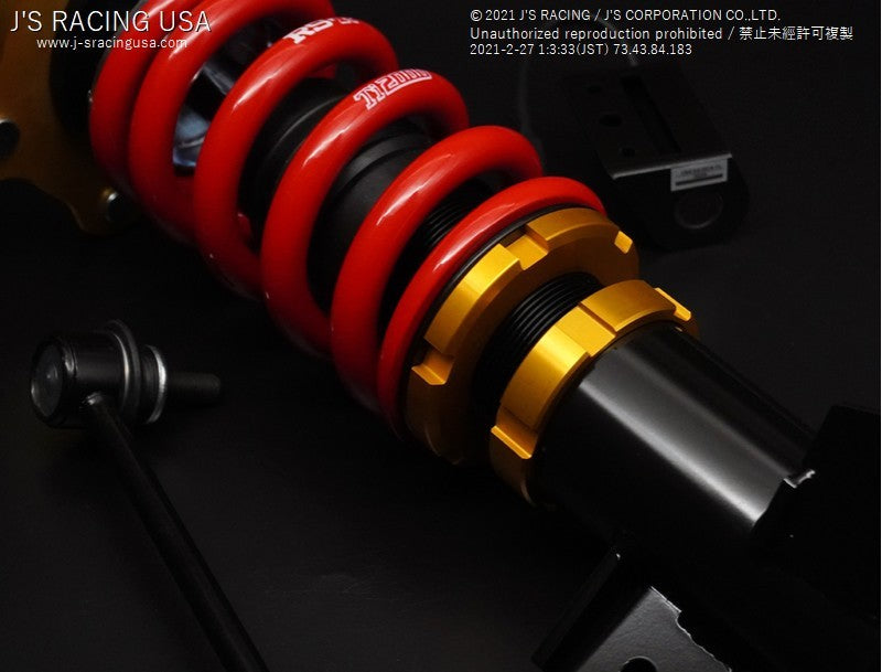J's Racing Black Series Damper RR for 2017+ Honda Civic FK8 Type-R
