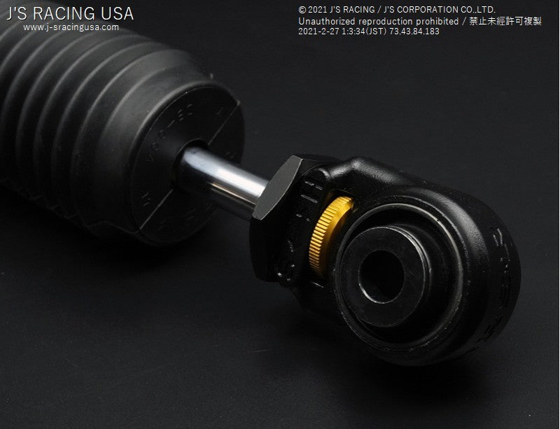 シビックFN2 J'S RACING Black series damper J's Racing Black Series Damper RR for 2017+ Honda Civic FK8 Type-R