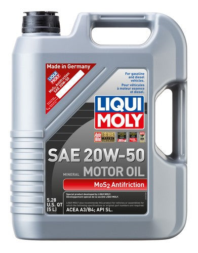 Liquimoly MoS2 Antifriction Motoroil 20W-50 5L