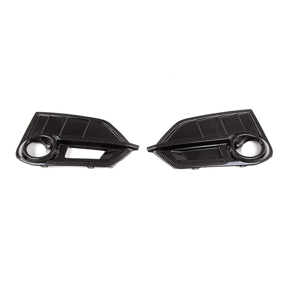 Revel GT Dry Carbon Front Fog Light Covers - 2017/2018 Honda Civic Type R FK8
